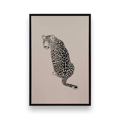 [Color:Satin Black], Picture of art in a Satin Black frame