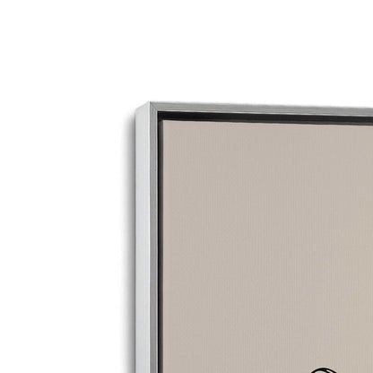 [Color:Polished Chrome], Picture of art in a Polished Chrome frame at an angle