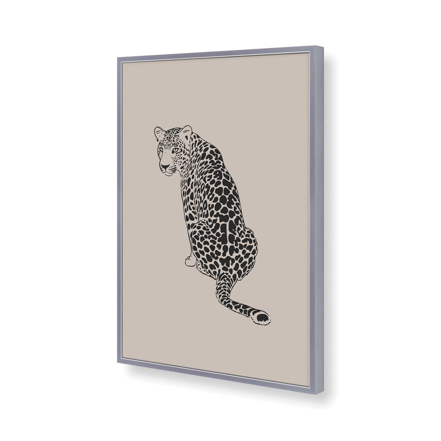 [Color:Polished Chrome], Picture of art in a Polished Chrome frame of the corner