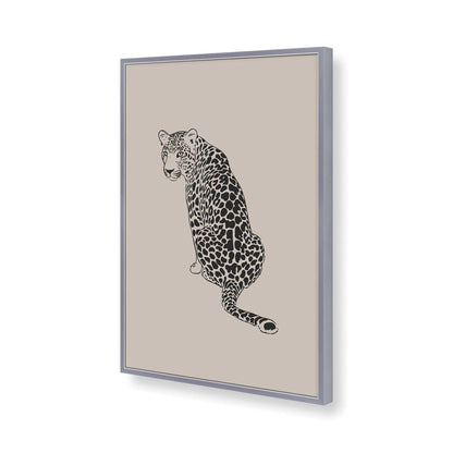 [Color:Polished Chrome], Picture of art in a Polished Chrome frame of the corner