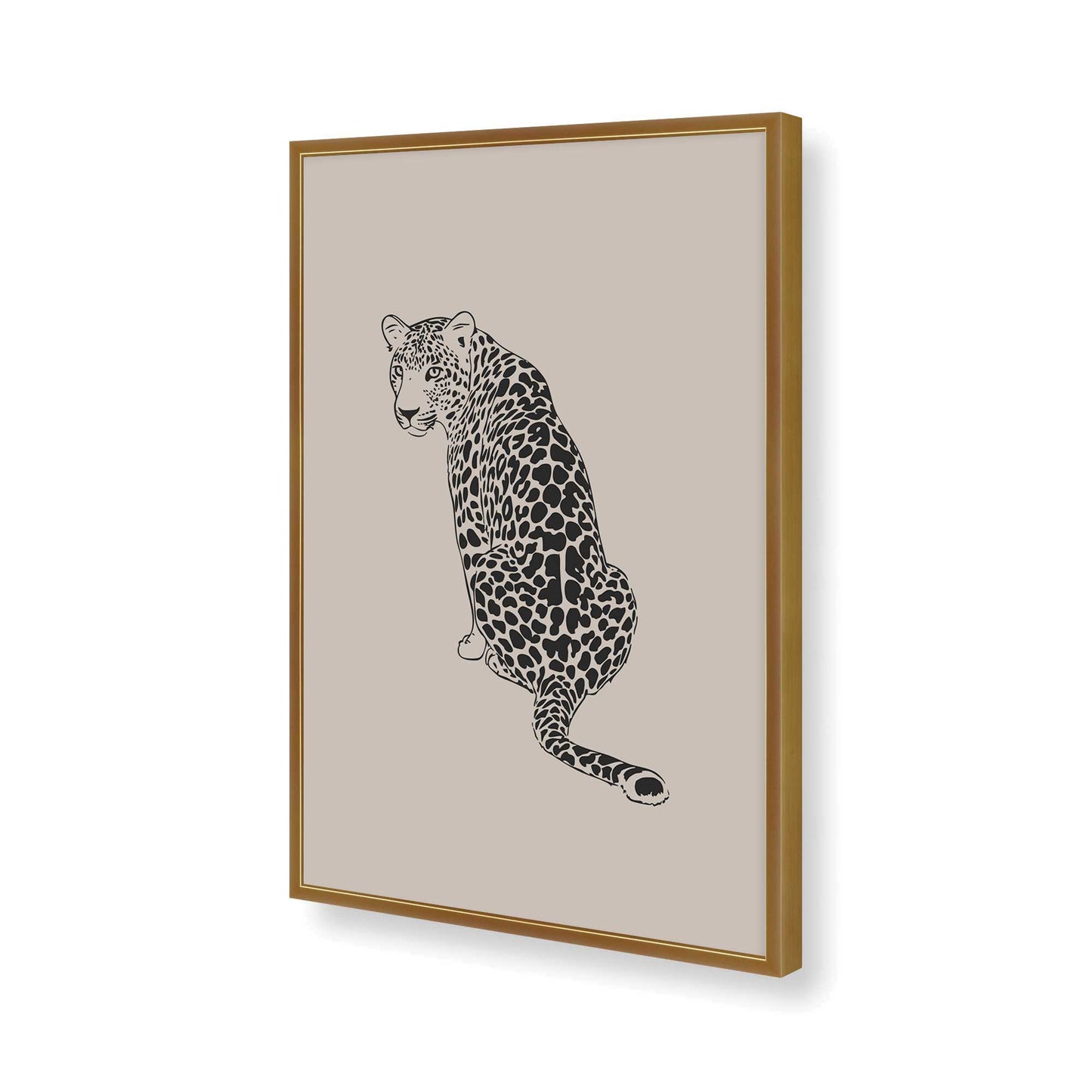 [Color:Polished Gold], Picture of art in a Polished Gold frame of the corner