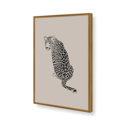 [Color:Polished Gold], Picture of art in a Polished Gold frame of the corner