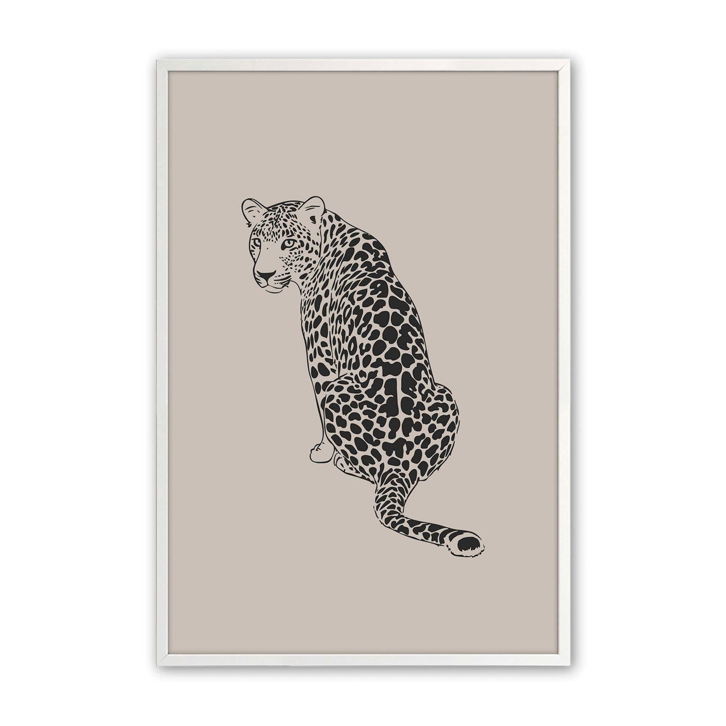 [Color:Opaque White], Picture of art in a Opaque White frame