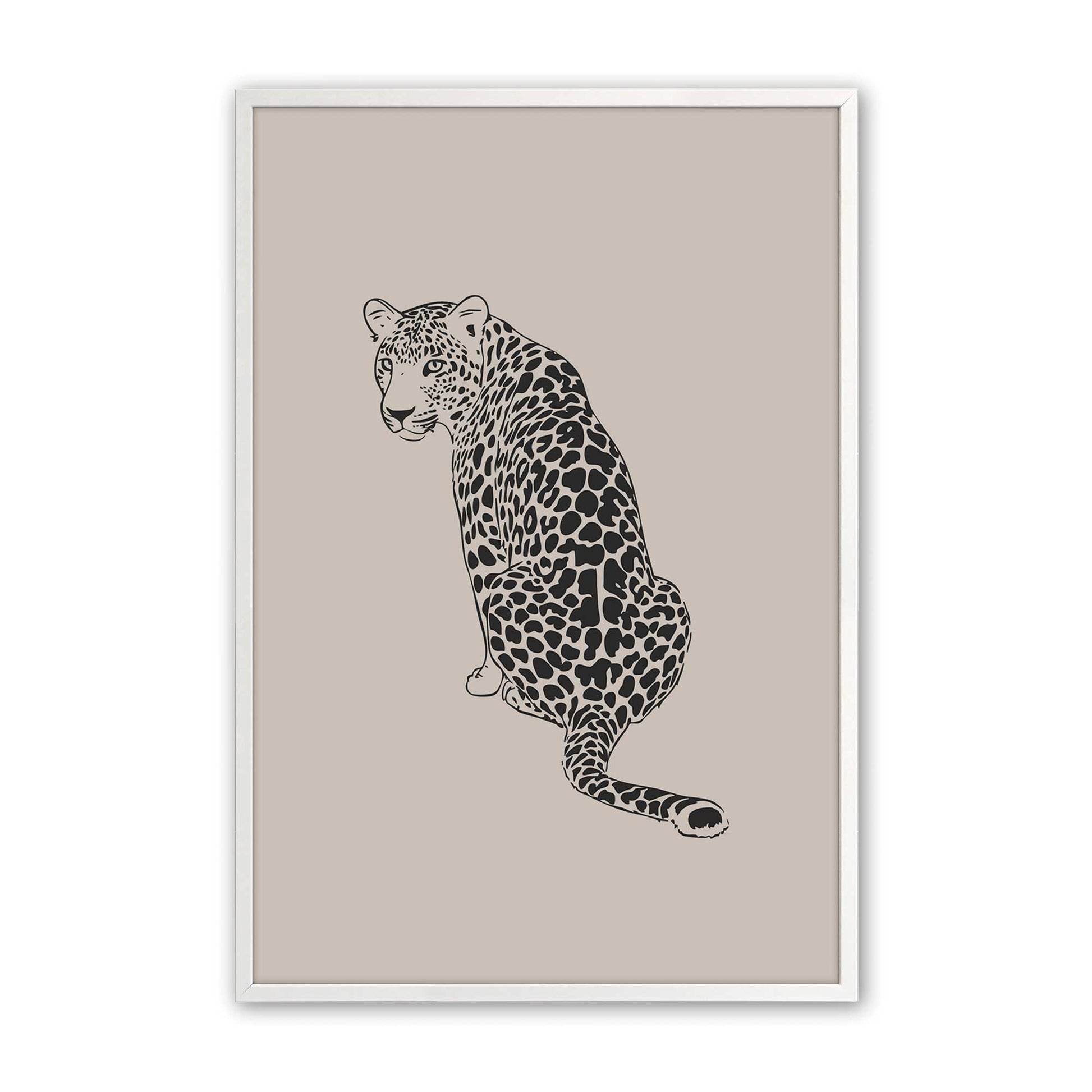 [Color:Opaque White], Picture of art in a Opaque White frame