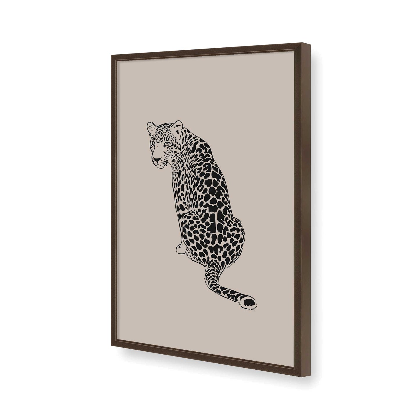 [Color:Belvinder Brown], Picture of art in a Belvinder Brown frame of the corner