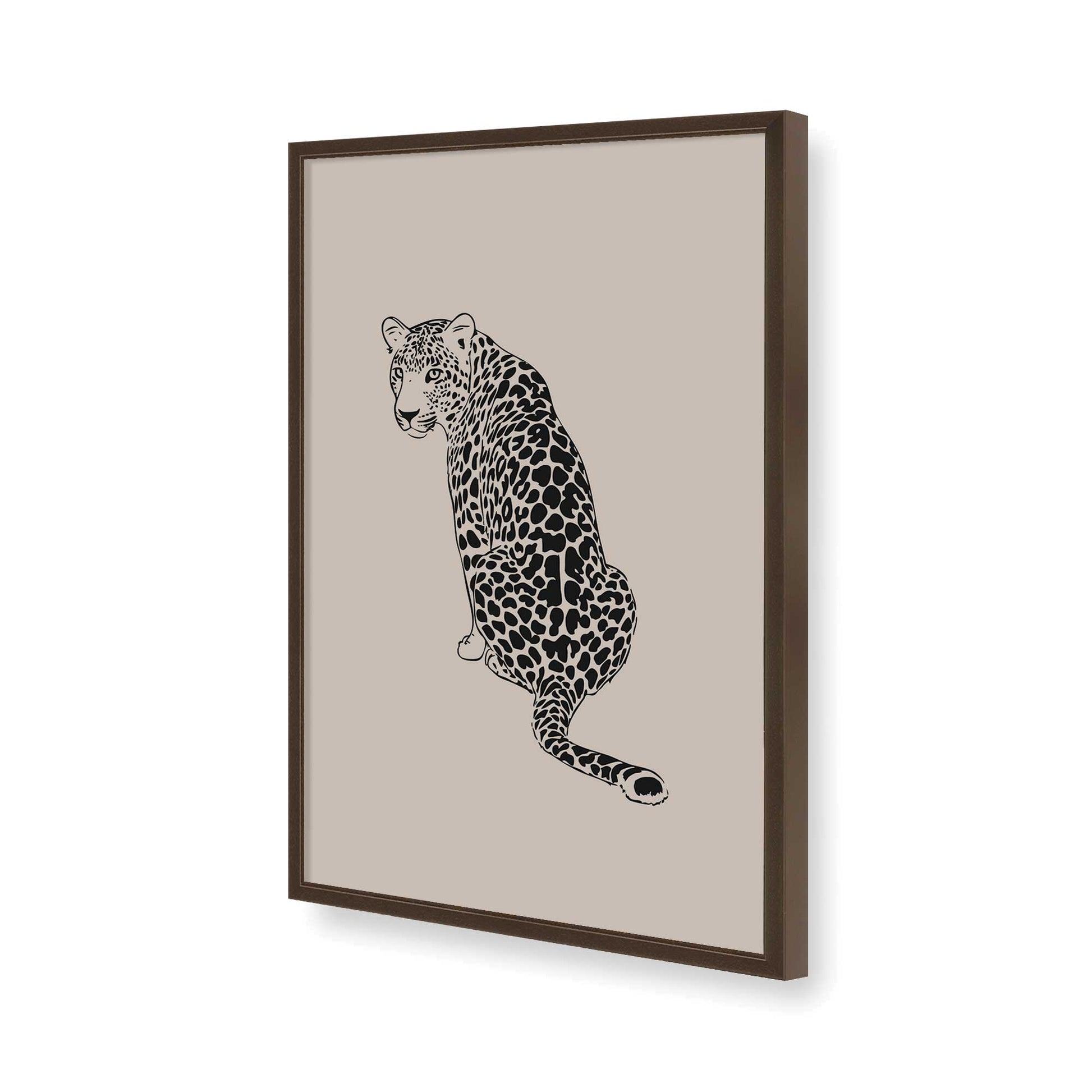 [Color:Belvinder Brown], Picture of art in a Belvinder Brown frame of the corner