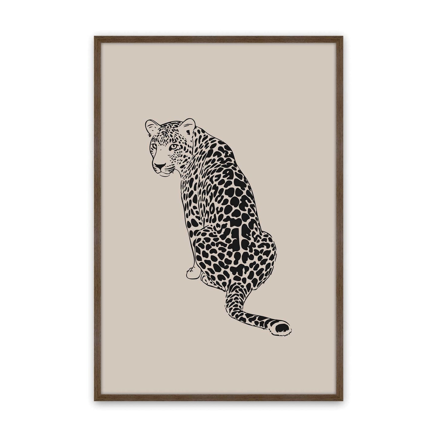 [Color:Walnut], Picture of art in a Walnut frame