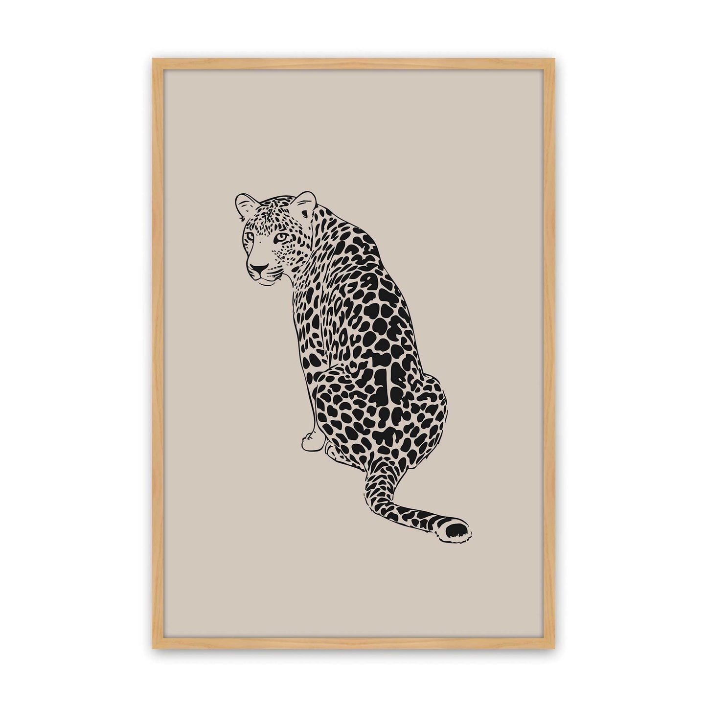 [Color:American Maple], Picture of art in a American Maple frame