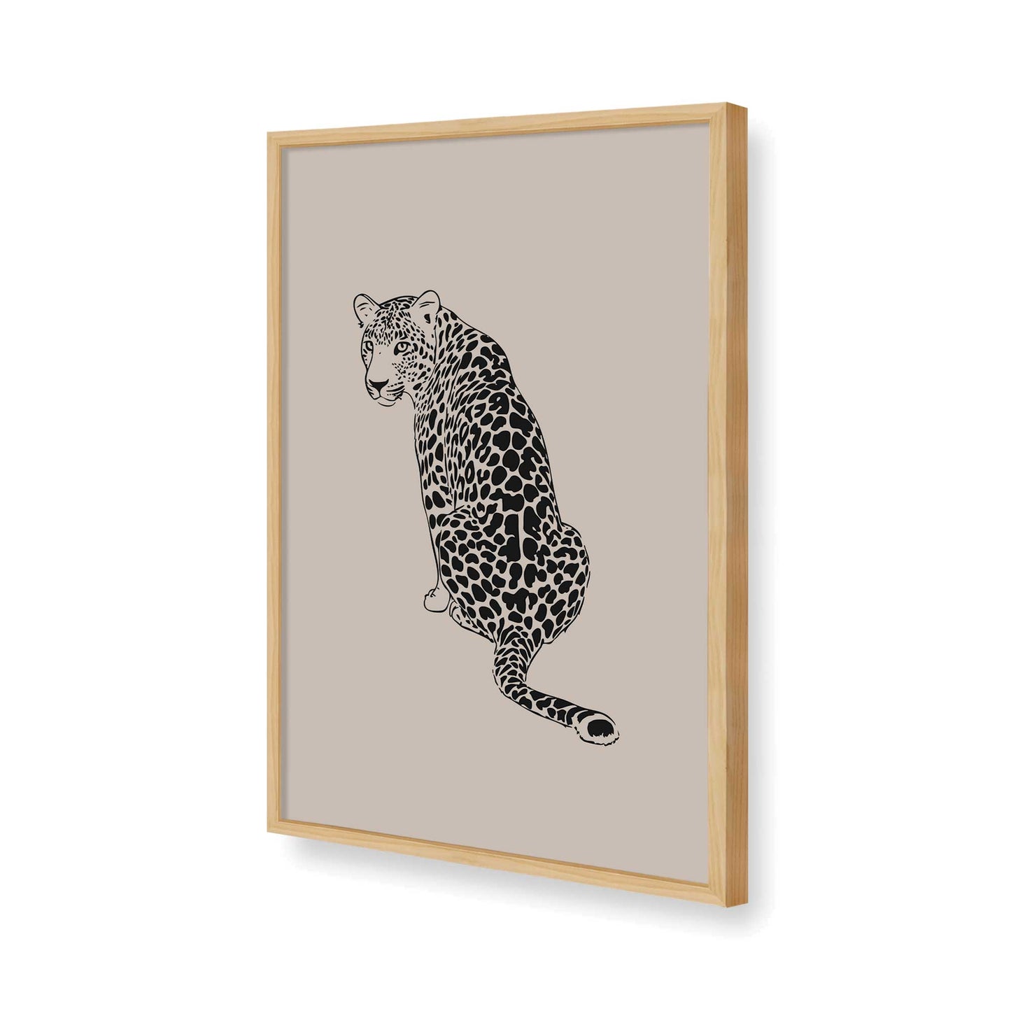 [Color:American Maple], Picture of art in a American Maple frame of the corner