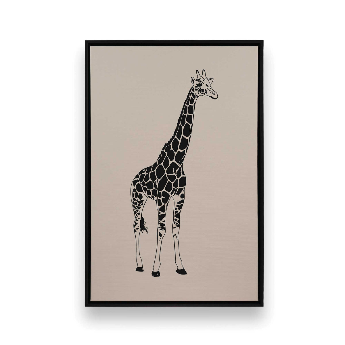 [Color:Satin Black], Picture of art in a Satin Black frame