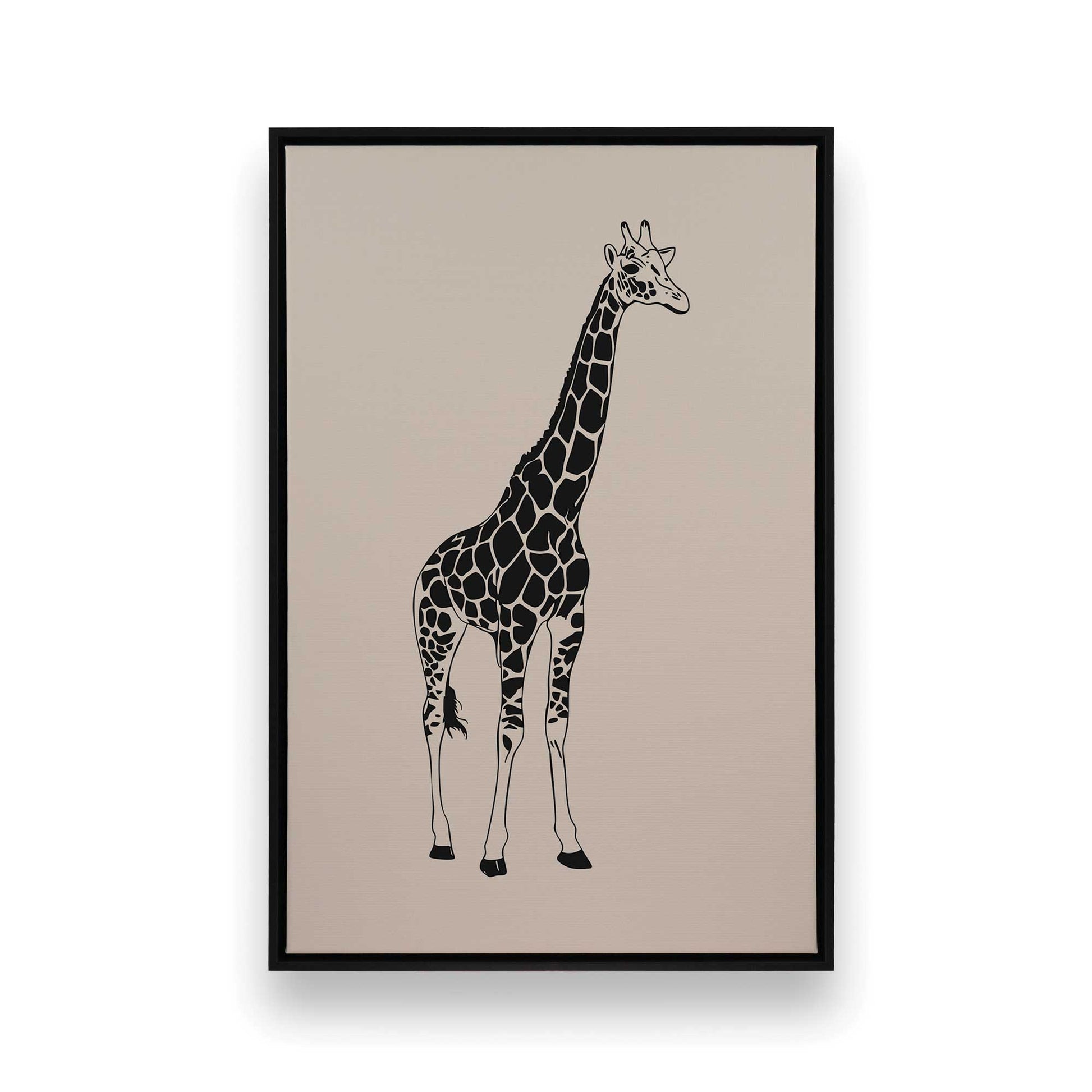 [Color:Satin Black], Picture of art in a Satin Black frame