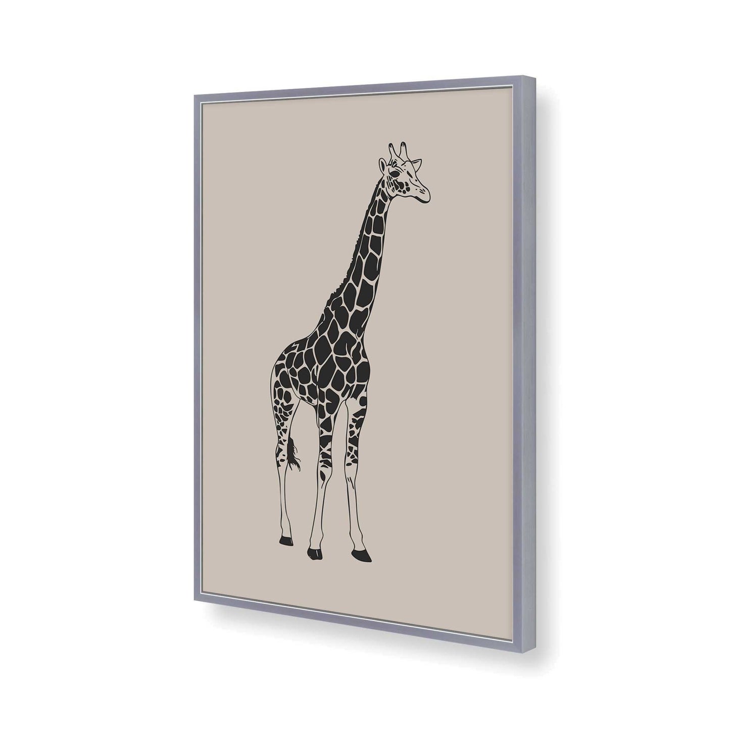 [Color:Polished Chrome], Picture of art in a Polished Chrome frame of the corner