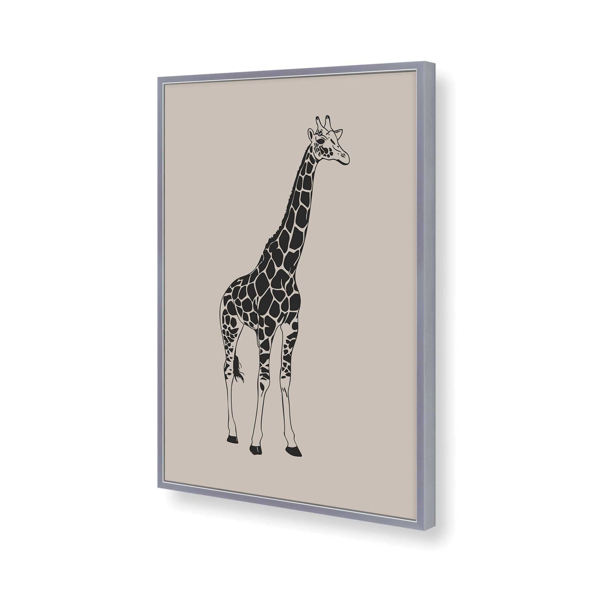 [Color:Polished Chrome], Picture of art in a Polished Chrome frame of the corner