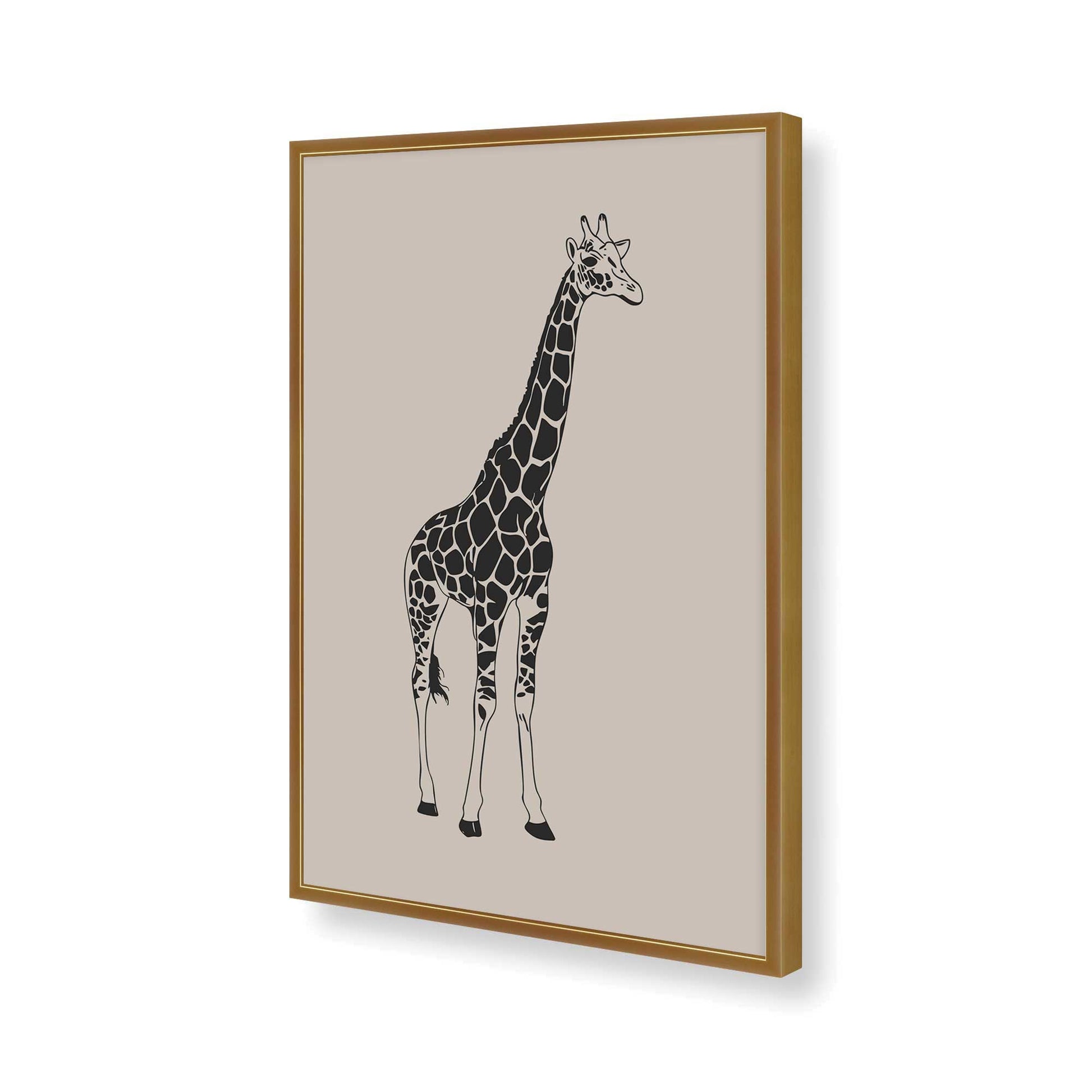 [Color:Polished Gold], Picture of art in a Polished Gold frame of the corner