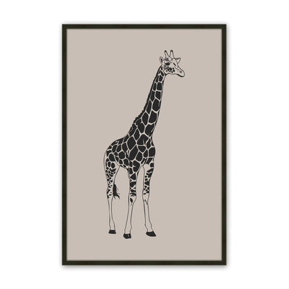 [Color:Satin Black], Picture of art in a Satin Black frame