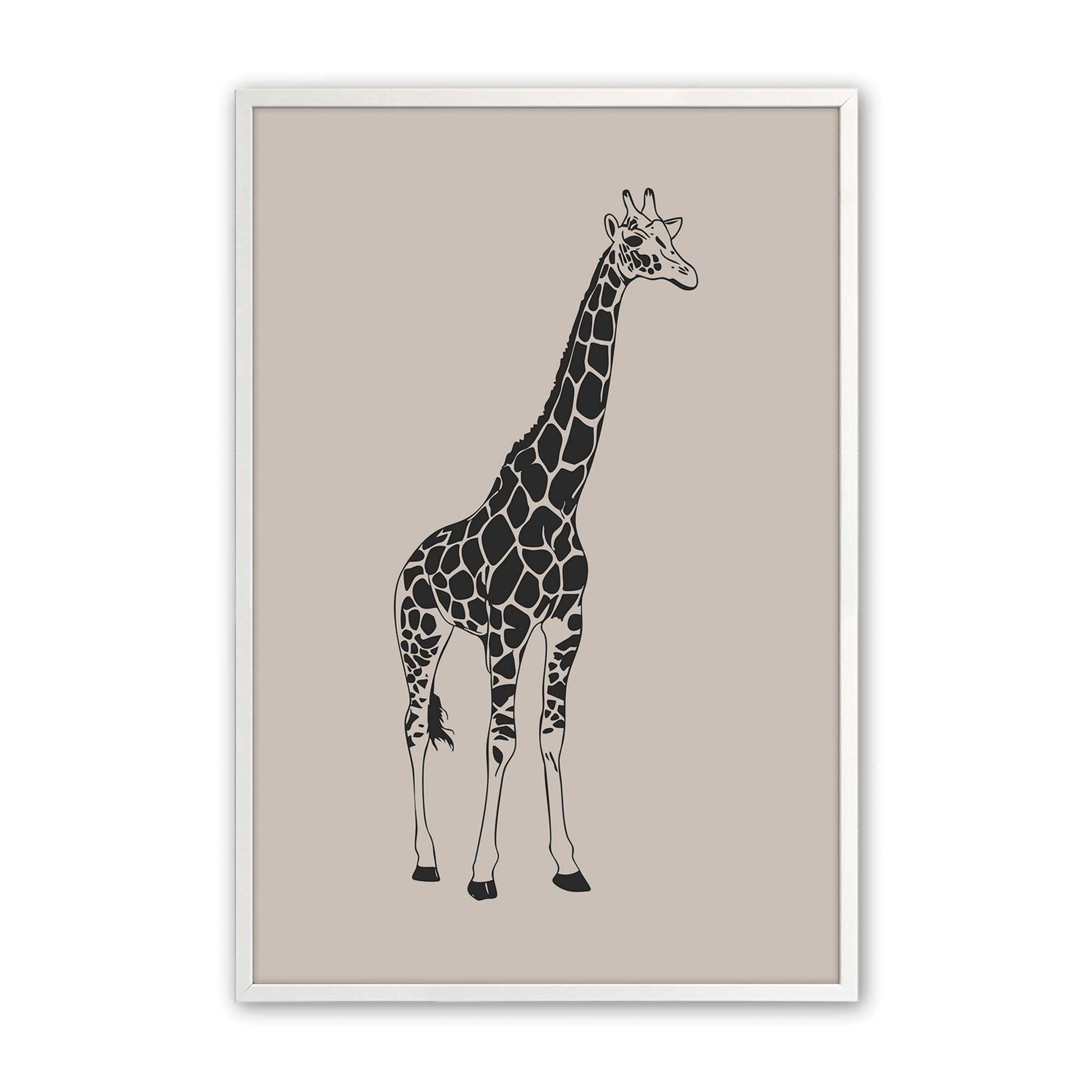 [Color:Opaque White], Picture of art in a Opaque White frame