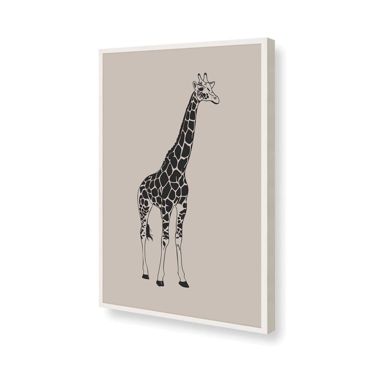 [Color:Opaque White], Picture of art in a Opaque White frame of the corner
