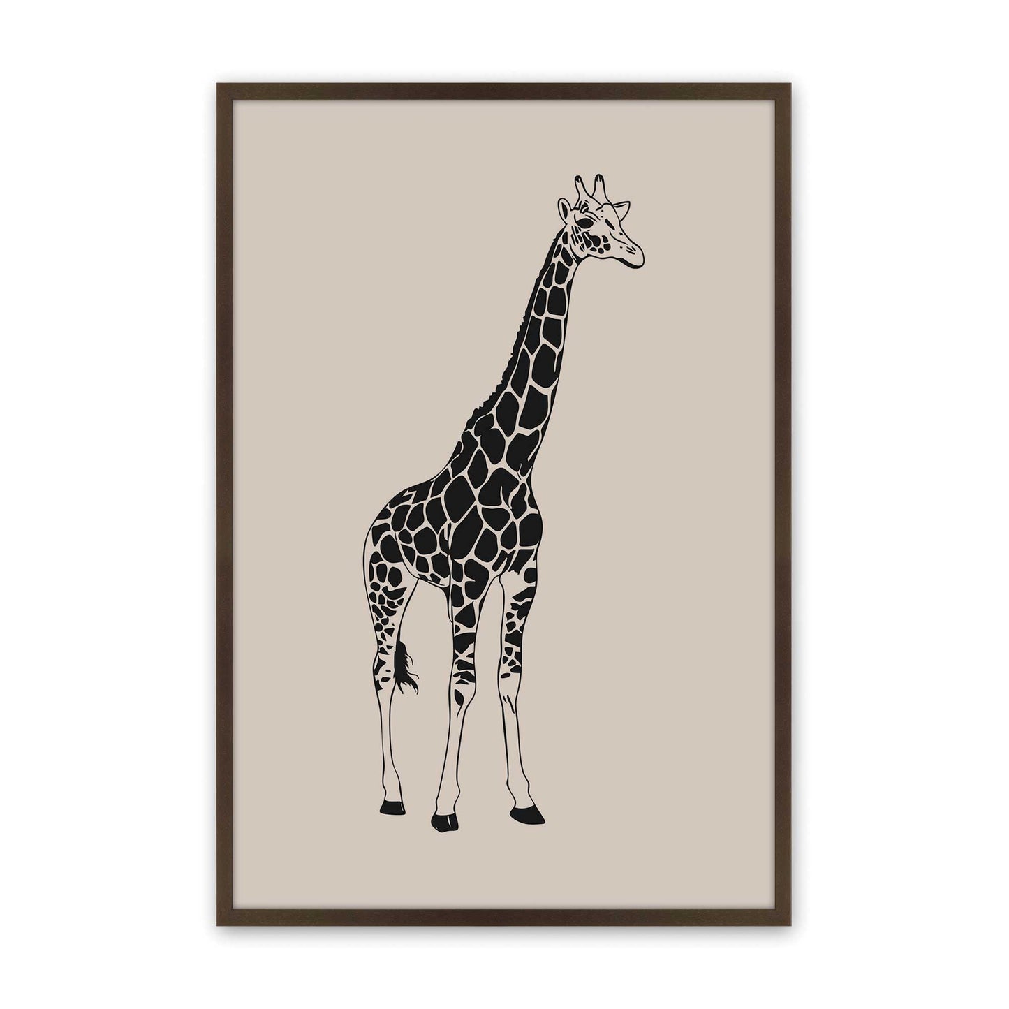 [Color:Belvinder Brown], Picture of art in a Belvinder Brown frame