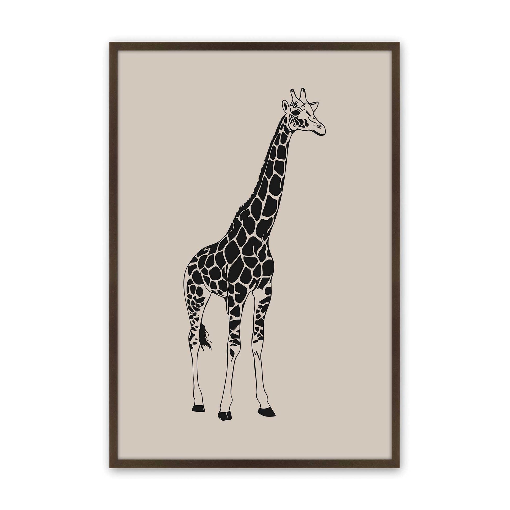 [Color:Belvinder Brown], Picture of art in a Belvinder Brown frame