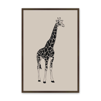 [Color:Brown], Picture of art in a Brown frame