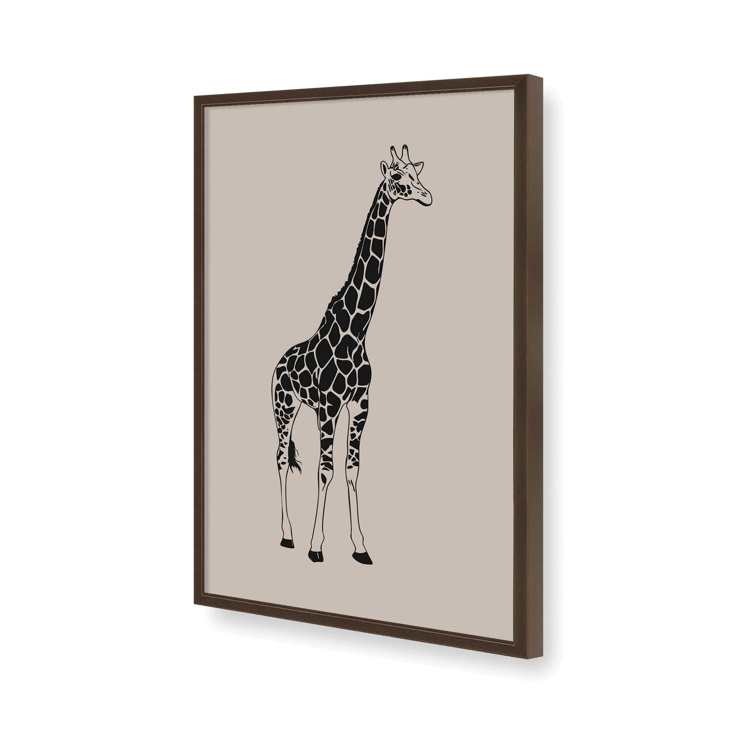 [Color:Belvinder Brown], Picture of art in a Belvinder Brown frame of the corner