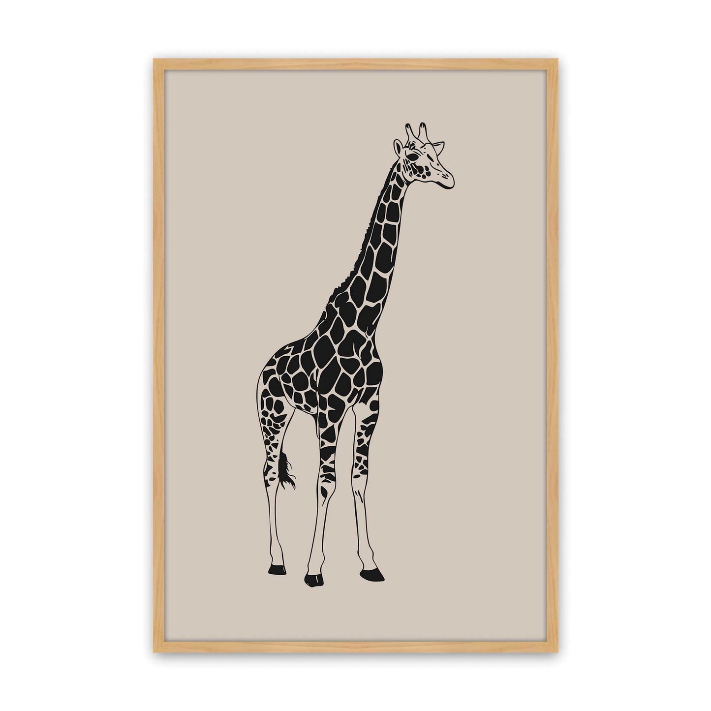 [Color:American Maple], Picture of art in a American Maple frame