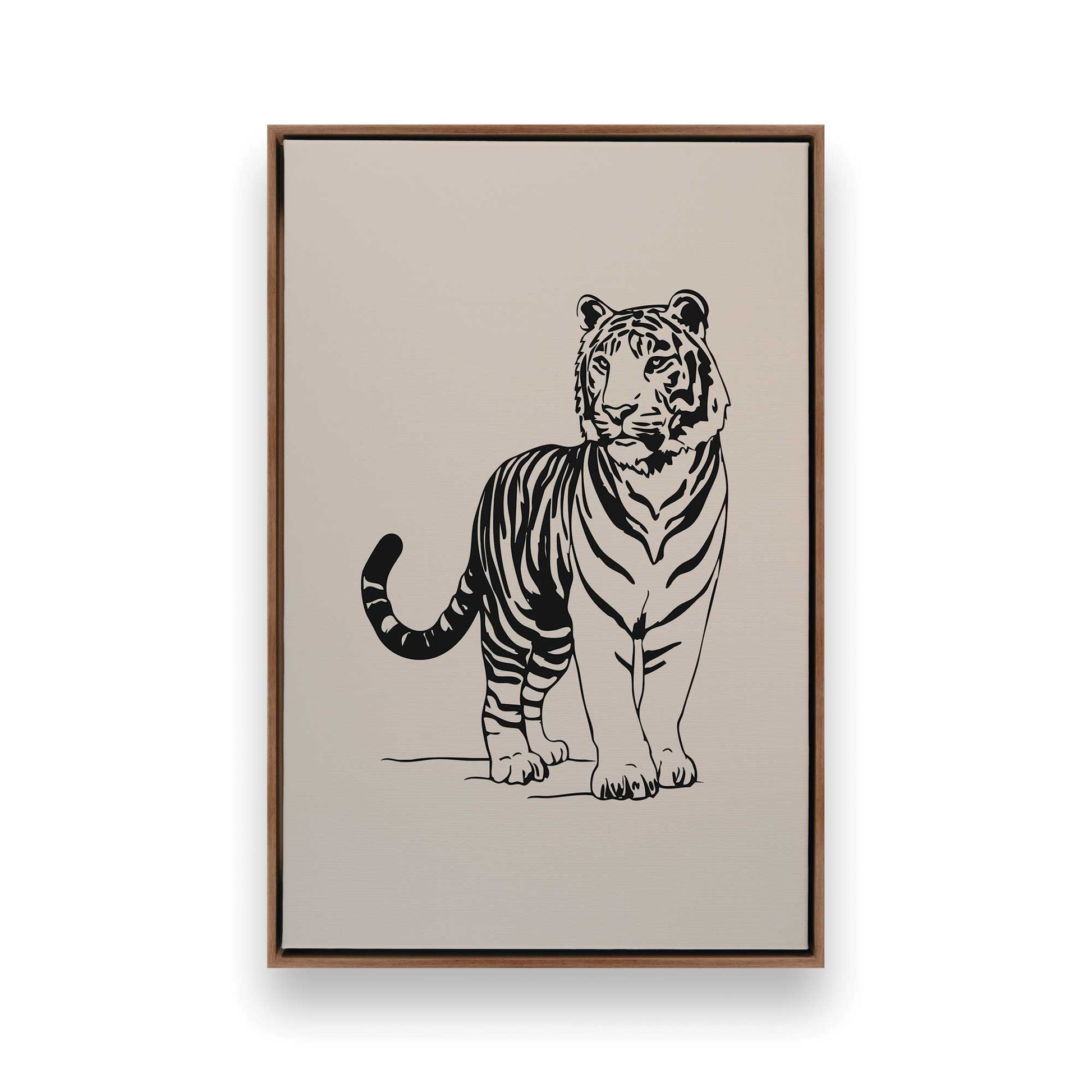 [Color:Walnut], Picture of art in a Walnut frame