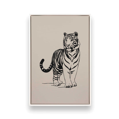 [Color:Opaque White], Picture of art in a White frame