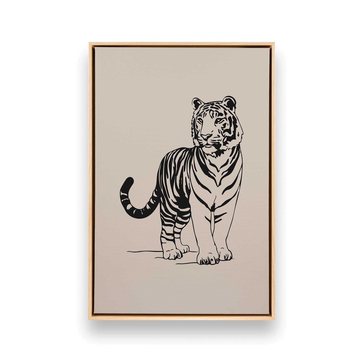 [Color:American Maple], Picture of art in a American Maple frame