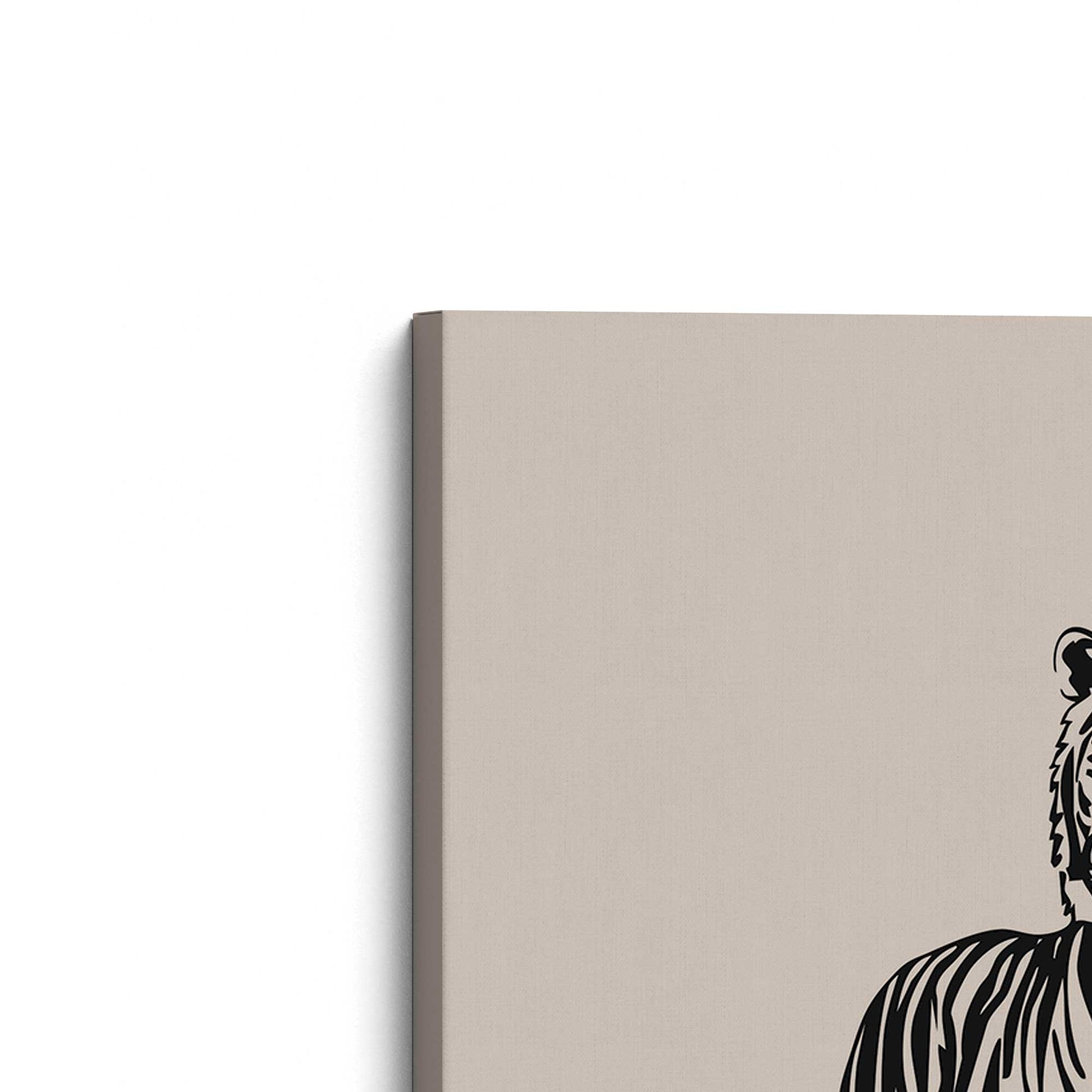 [Color:Stretched Canvas], Picture of the corner of the art
