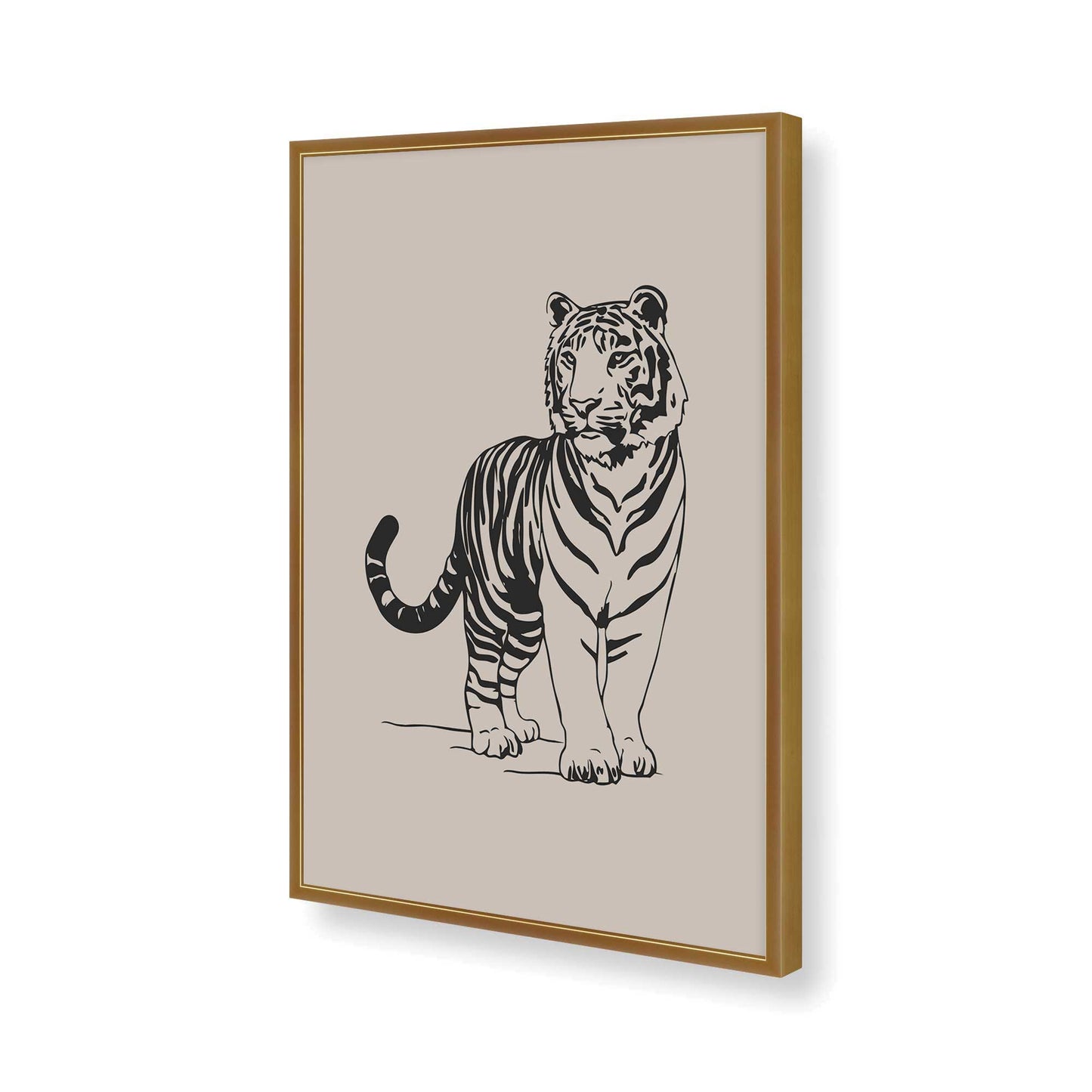 [Color:Polished Gold], Picture of art in a Polished Gold frame of the corner