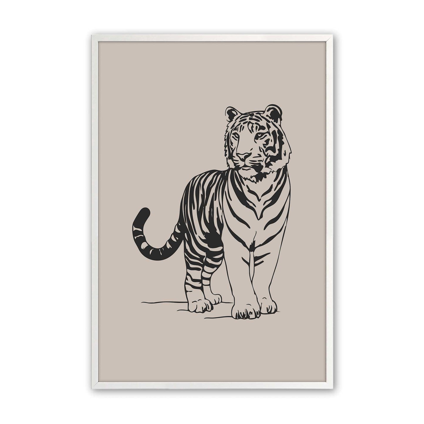 [Color:Opaque White], Picture of art in a Opaque White frame