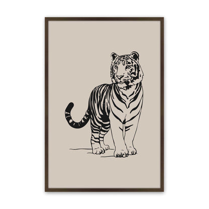 [Color:Brown], Picture of art in a Brown frame