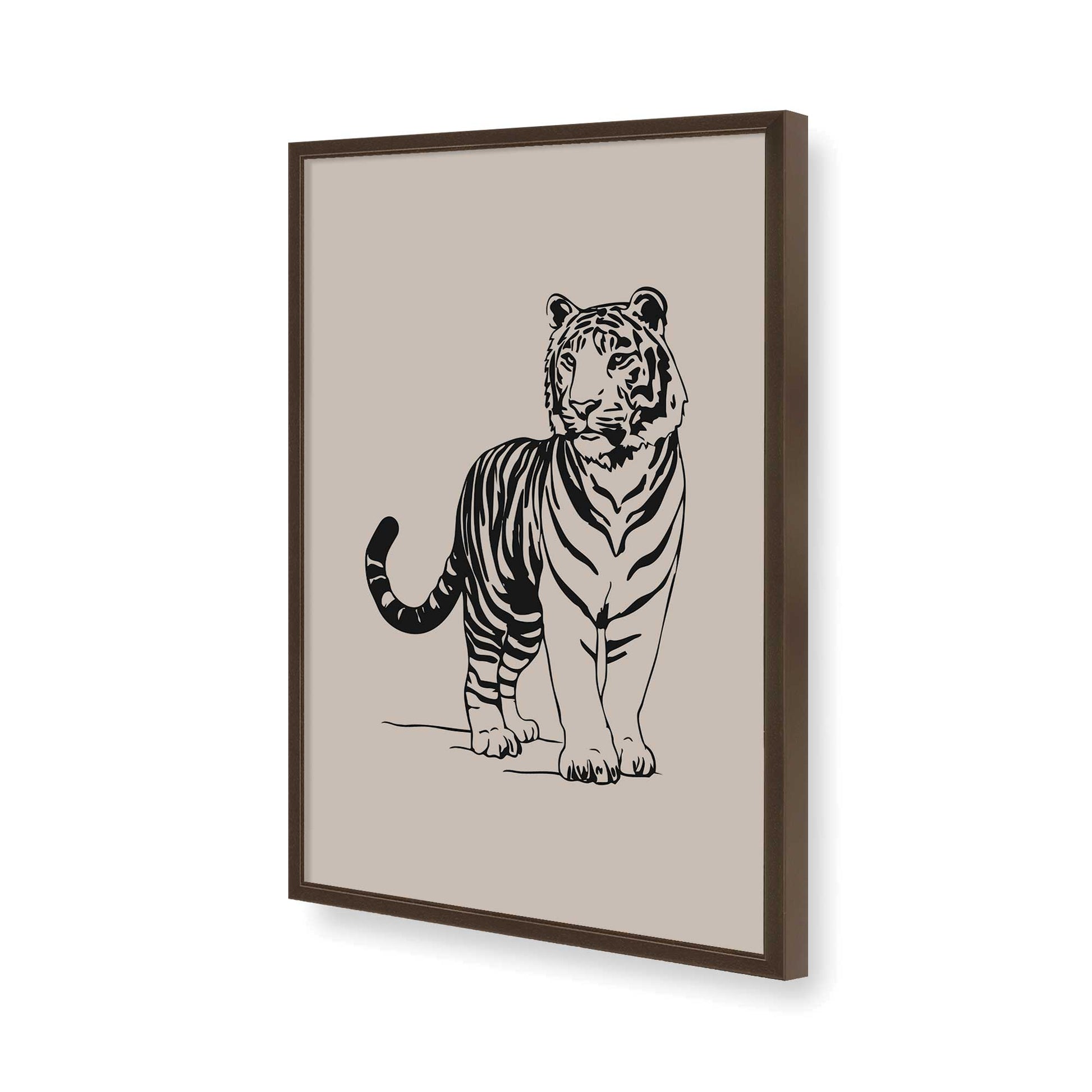 [Color:Belvinder Brown], Picture of art in a Belvinder Brown frame of the corner