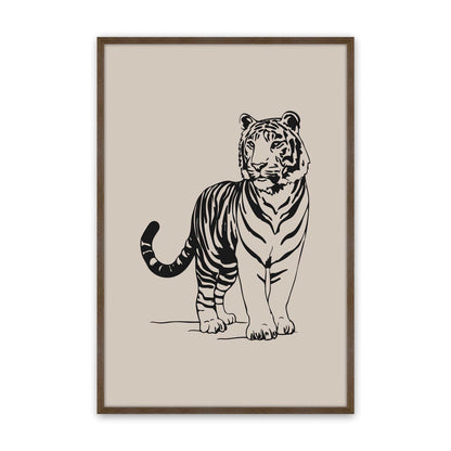 [Color:Walnut], Picture of art in a Walnut frame
