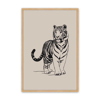 [Color:American Maple], Picture of art in a American Maple frame