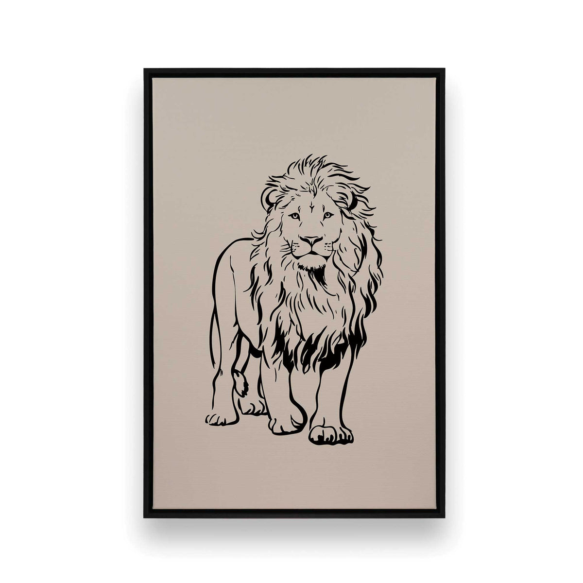 [Color:Satin Black], Picture of art in a Satin Black frame