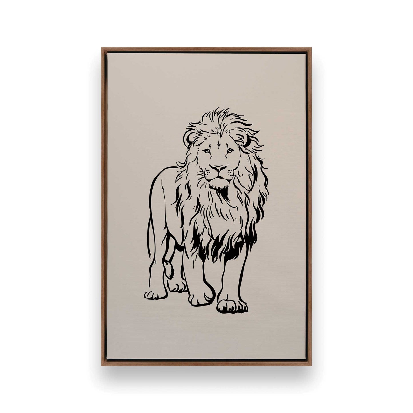 [Color:Walnut], Picture of art in a Walnut frame