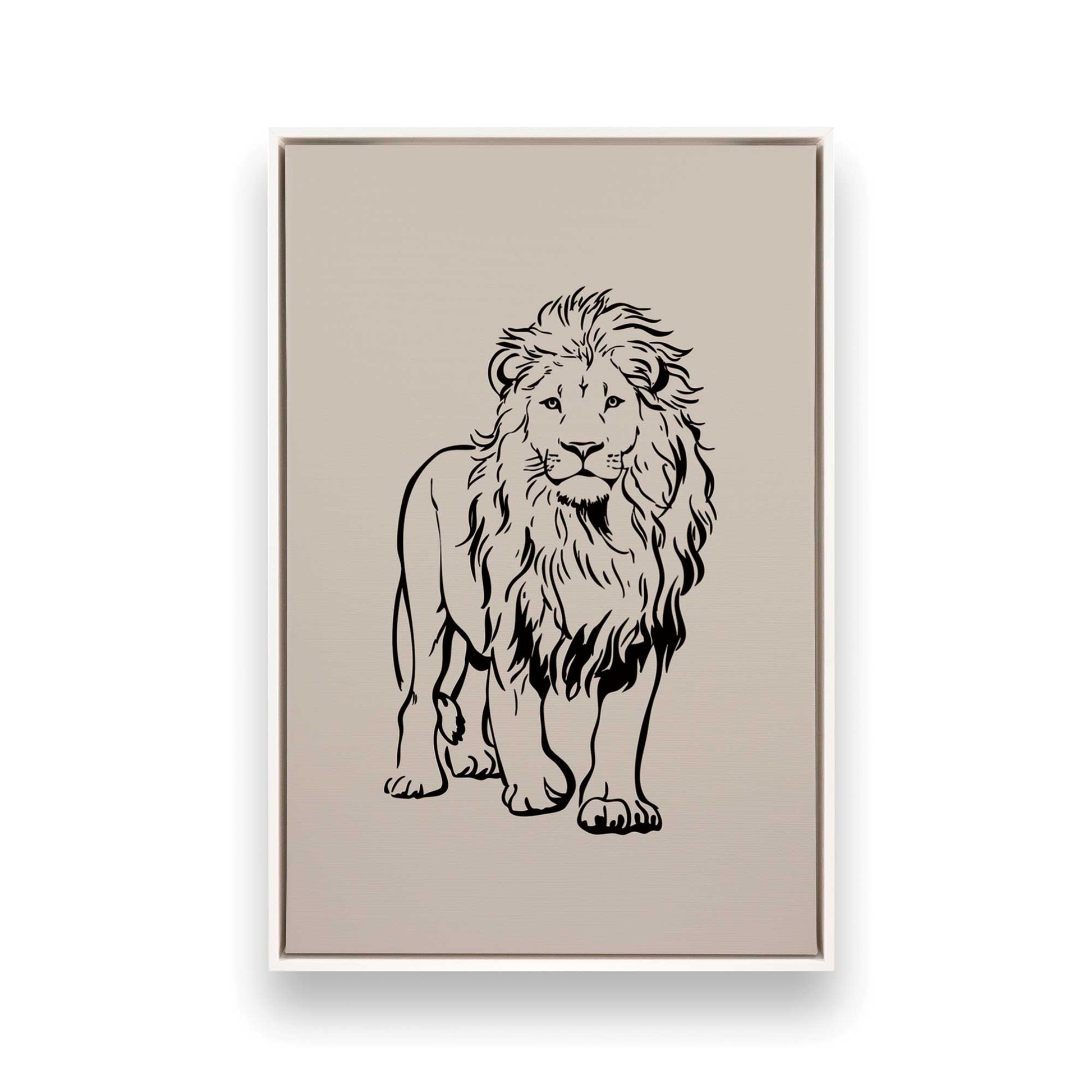 [Color:Opaque White], Picture of art in a White frame