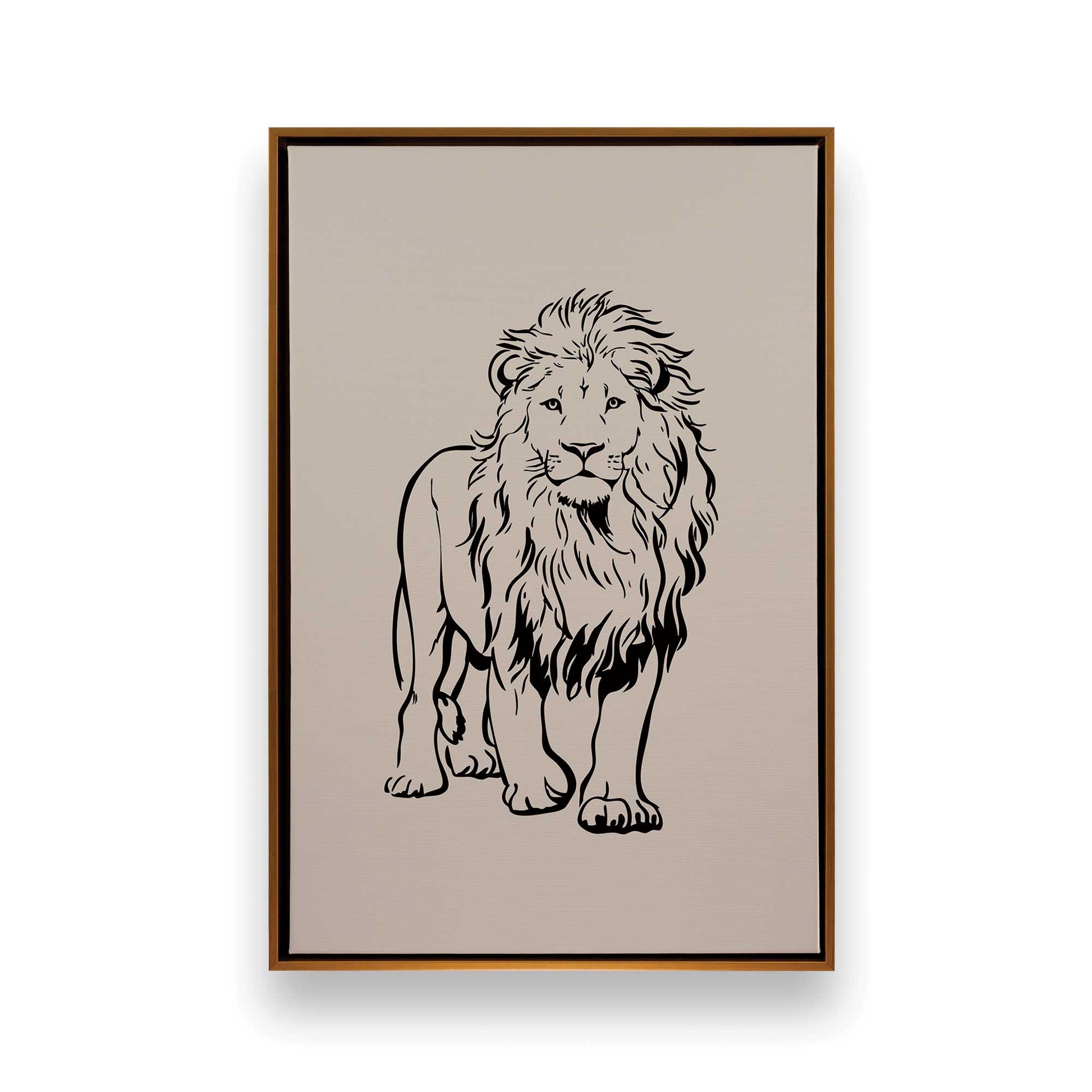 [Color:Polished Gold], Picture of art in a Polished Gold frame