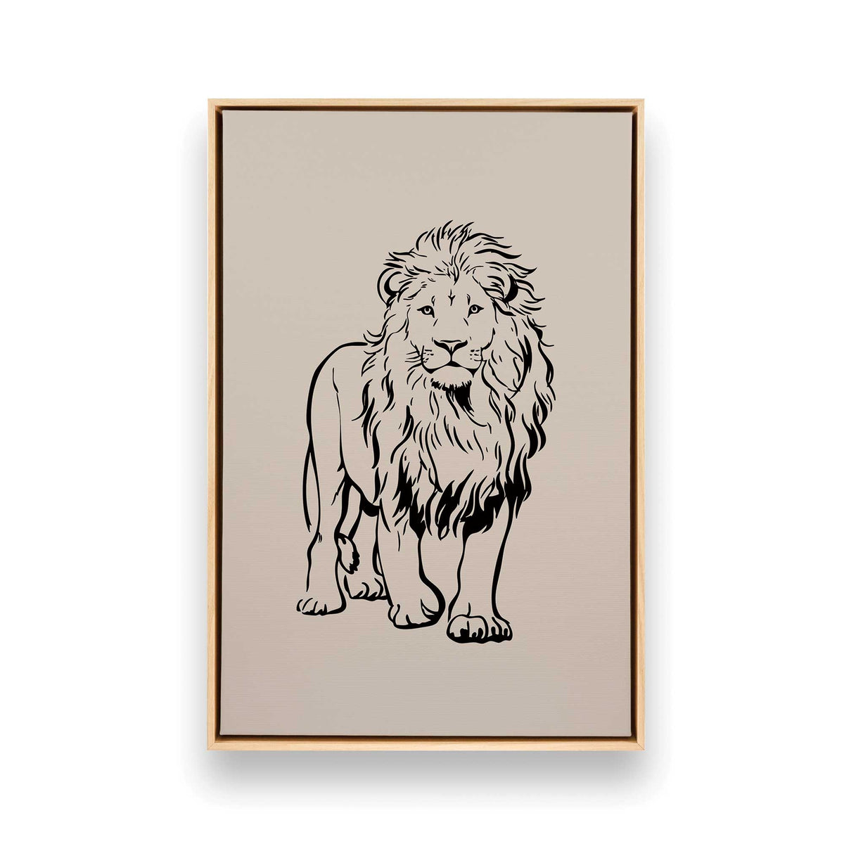 [Color:American Maple], Picture of art in a American Maple frame