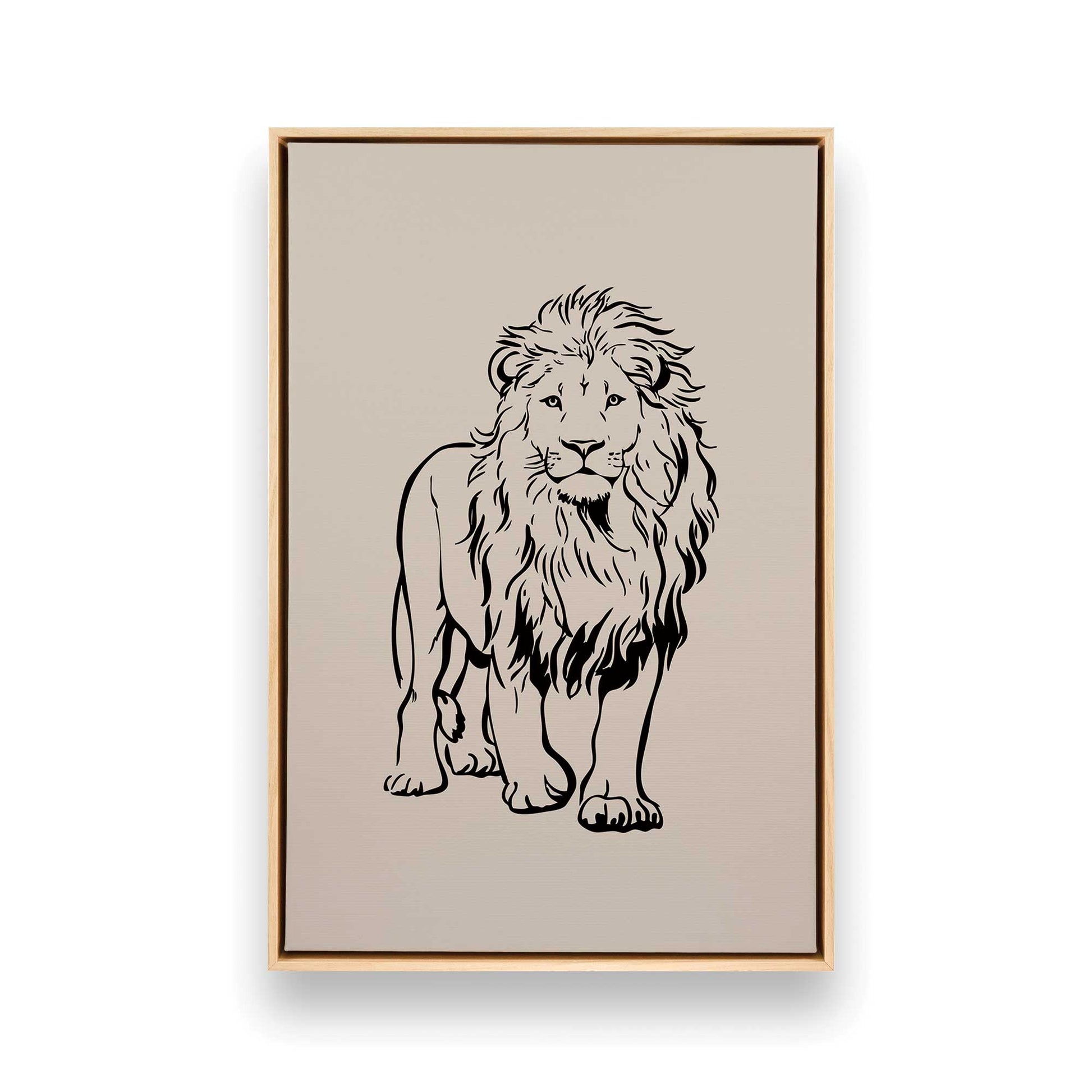[Color:American Maple], Picture of art in a American Maple frame