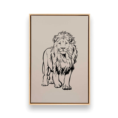 [Color:American Maple], Picture of art in a American Maple frame