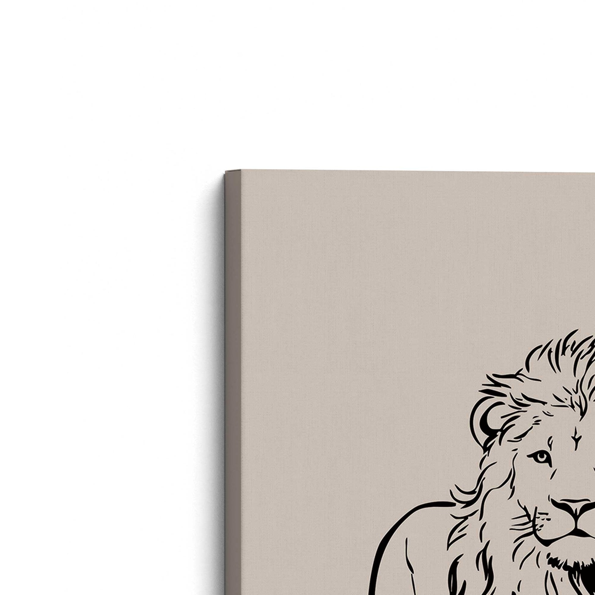 [Color:Stretched Canvas], Picture of the corner of the art