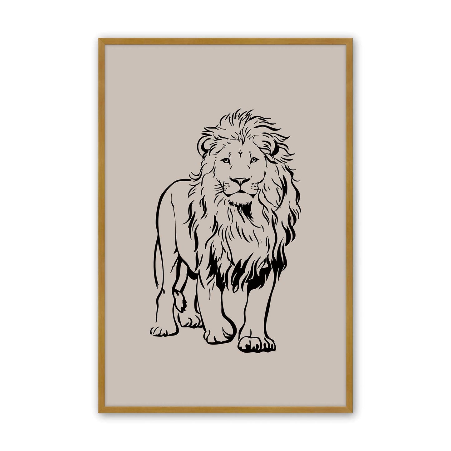[Color:Polished Gold], Picture of art in a Polished Gold frame