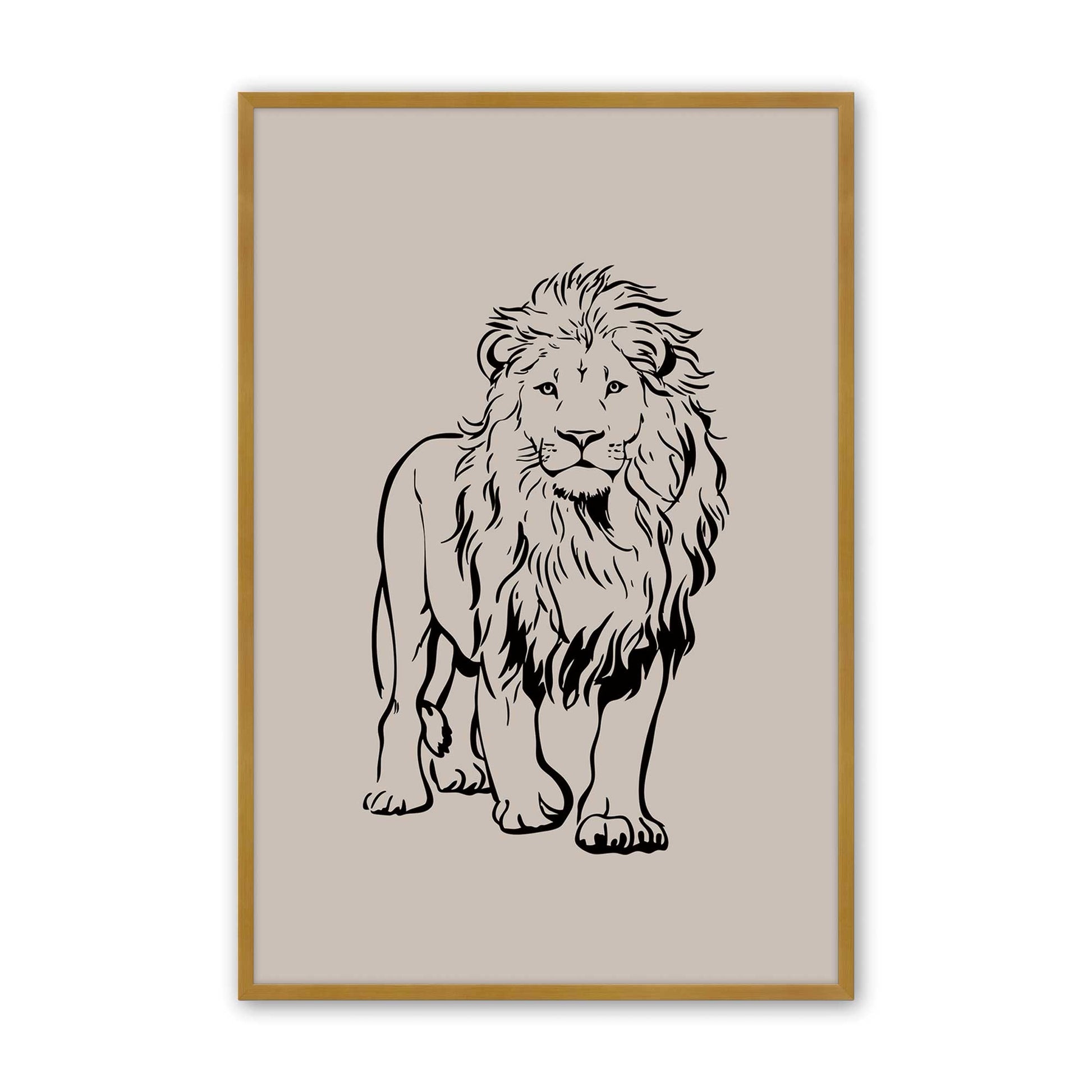 [Color:Polished Gold], Picture of art in a Polished Gold frame