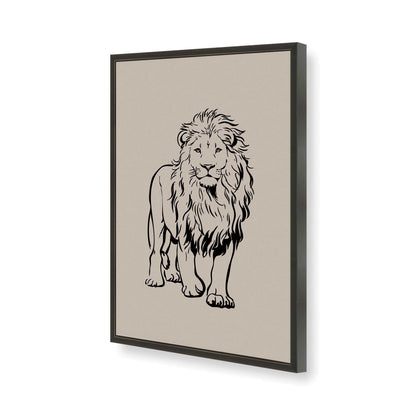 [Color:Satin Black], Picture of art in a Satin Black frame of the corner