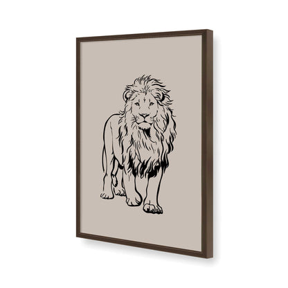 [Color:Belvinder Brown], Picture of art in a Belvinder Brown frame of the corner