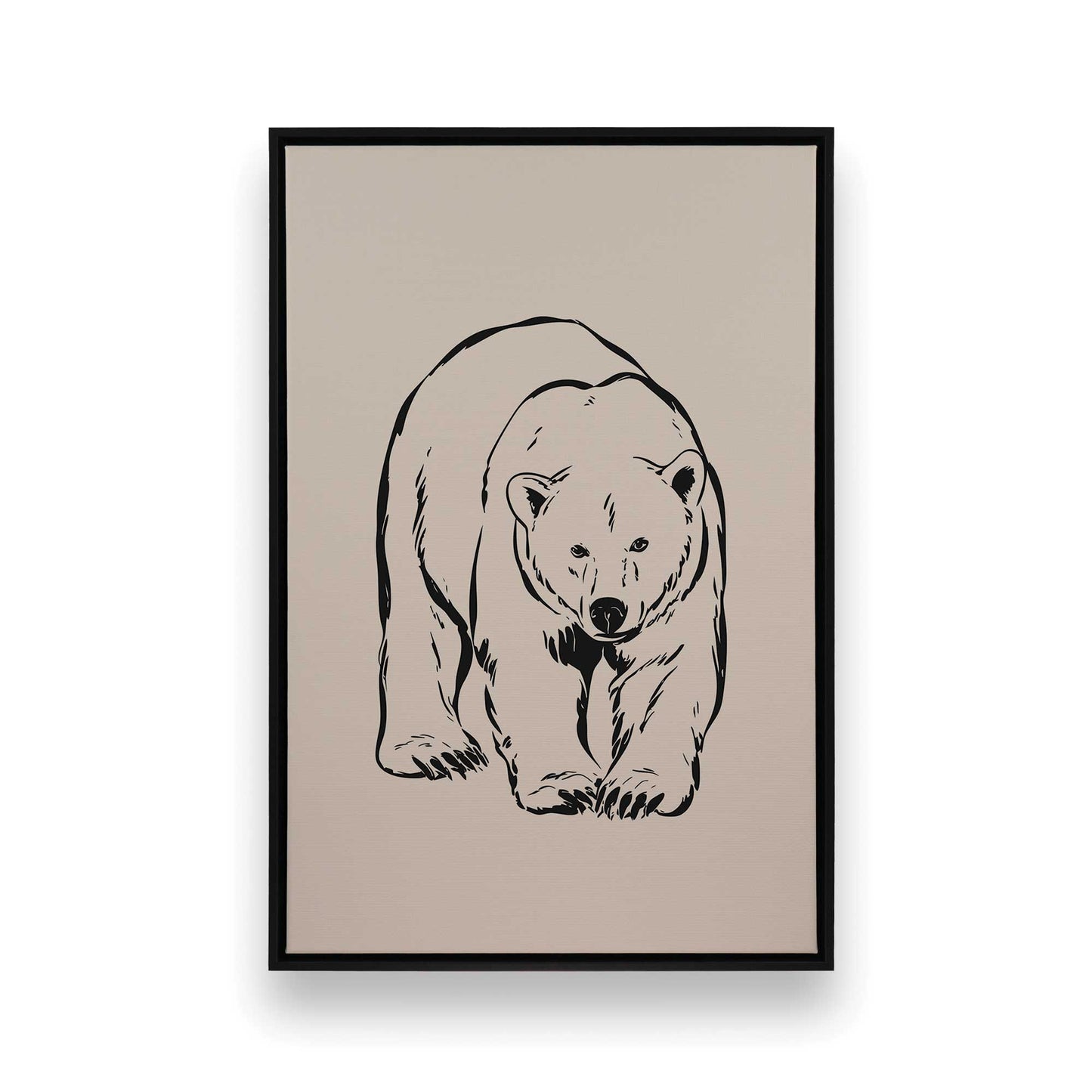 [Color:Satin Black], Picture of art in a Satin Black frame