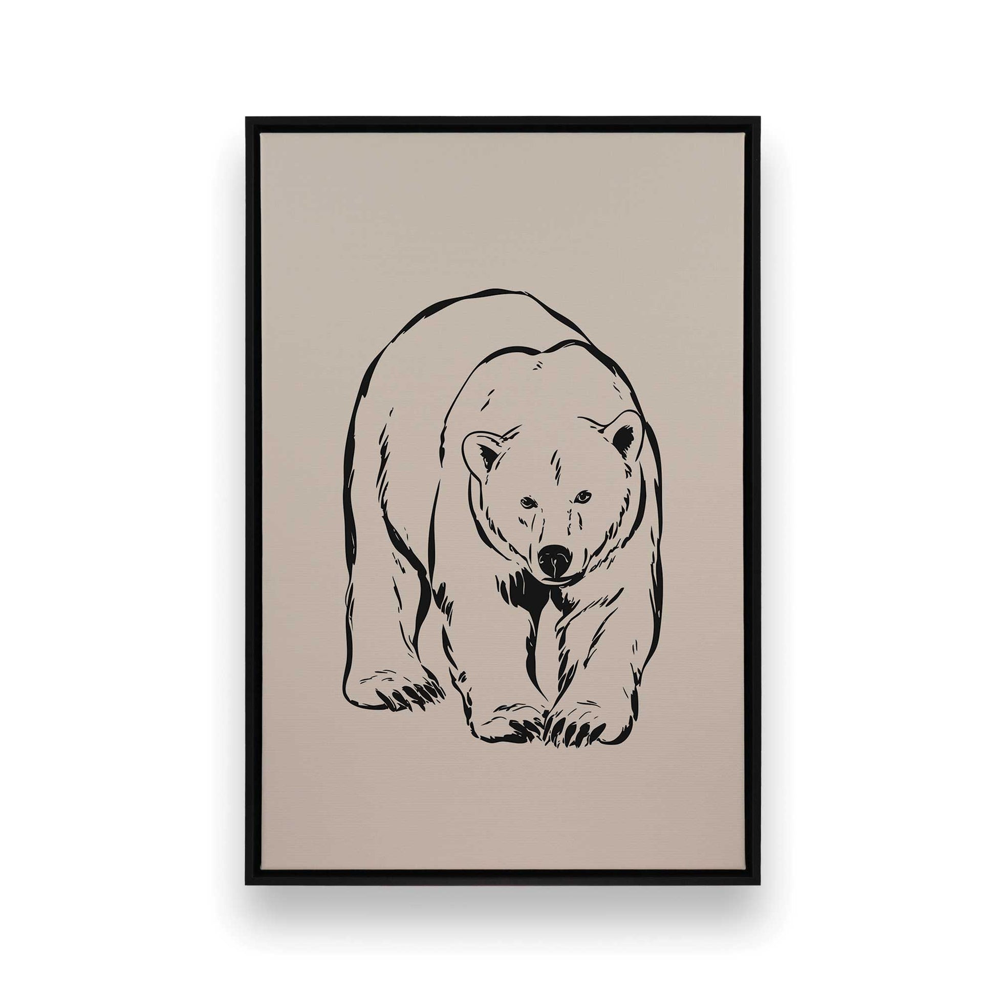 [Color:Satin Black], Picture of art in a Satin Black frame